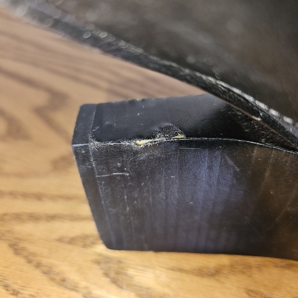 Donald J Pliner Volt Black Snakeskin Leather Ankle Boot with 3in - Picture 5 of 6